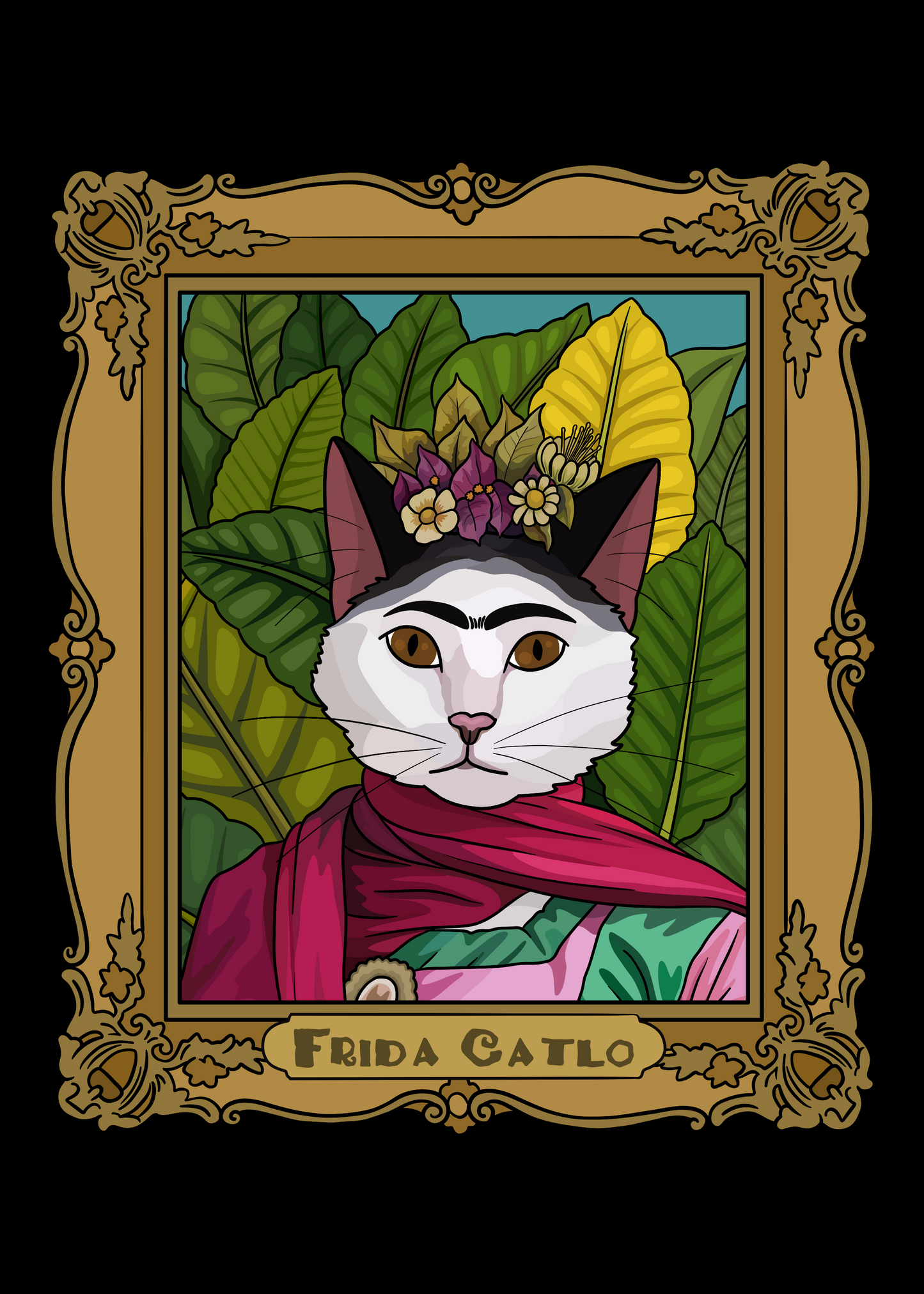 Frida Catlo Unframed Print