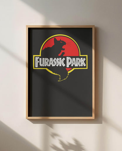 Furassic Park Unframed Print