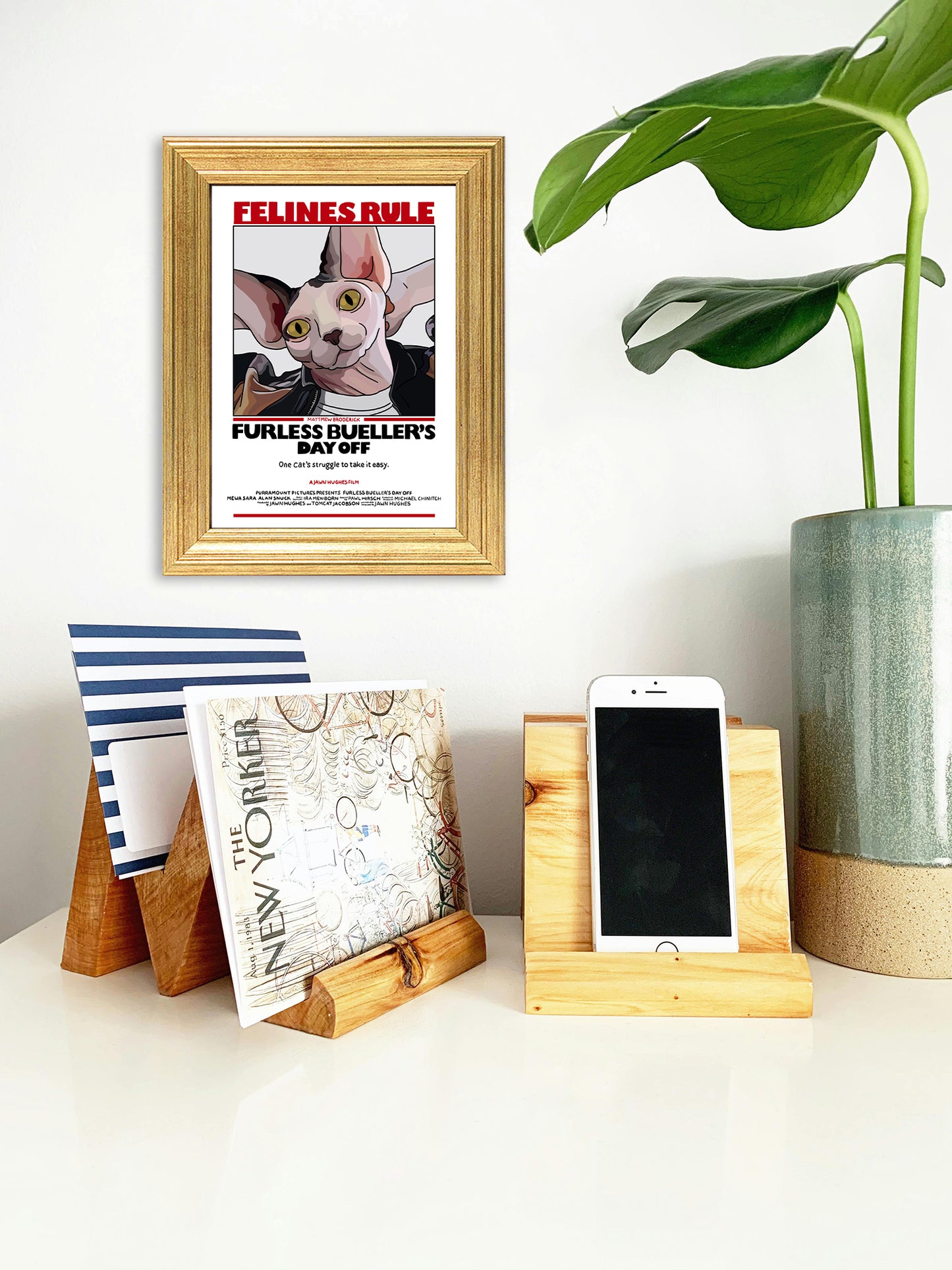 Furless Bueller's Day Off Unframed Print