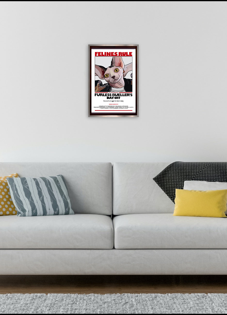 Furless Bueller's Day Off Unframed Print
