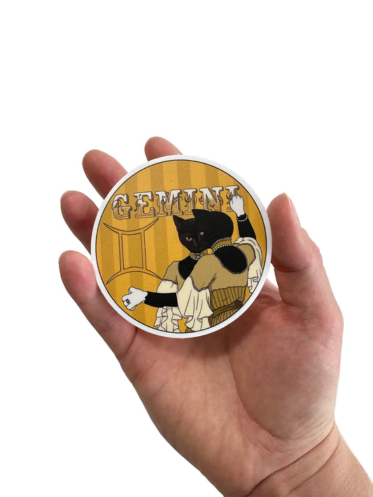 Gemini Catstrology 3" Vinyl Sticker