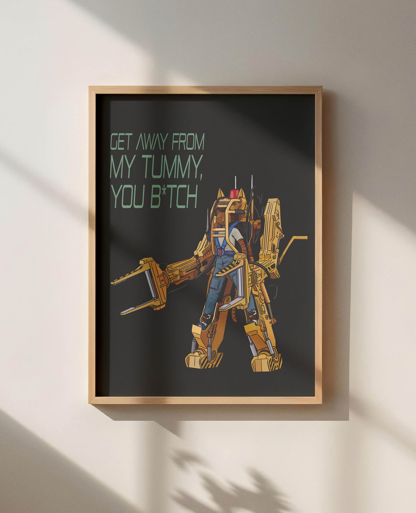 Get Away From My Tummy, You B*tch Unframed Print