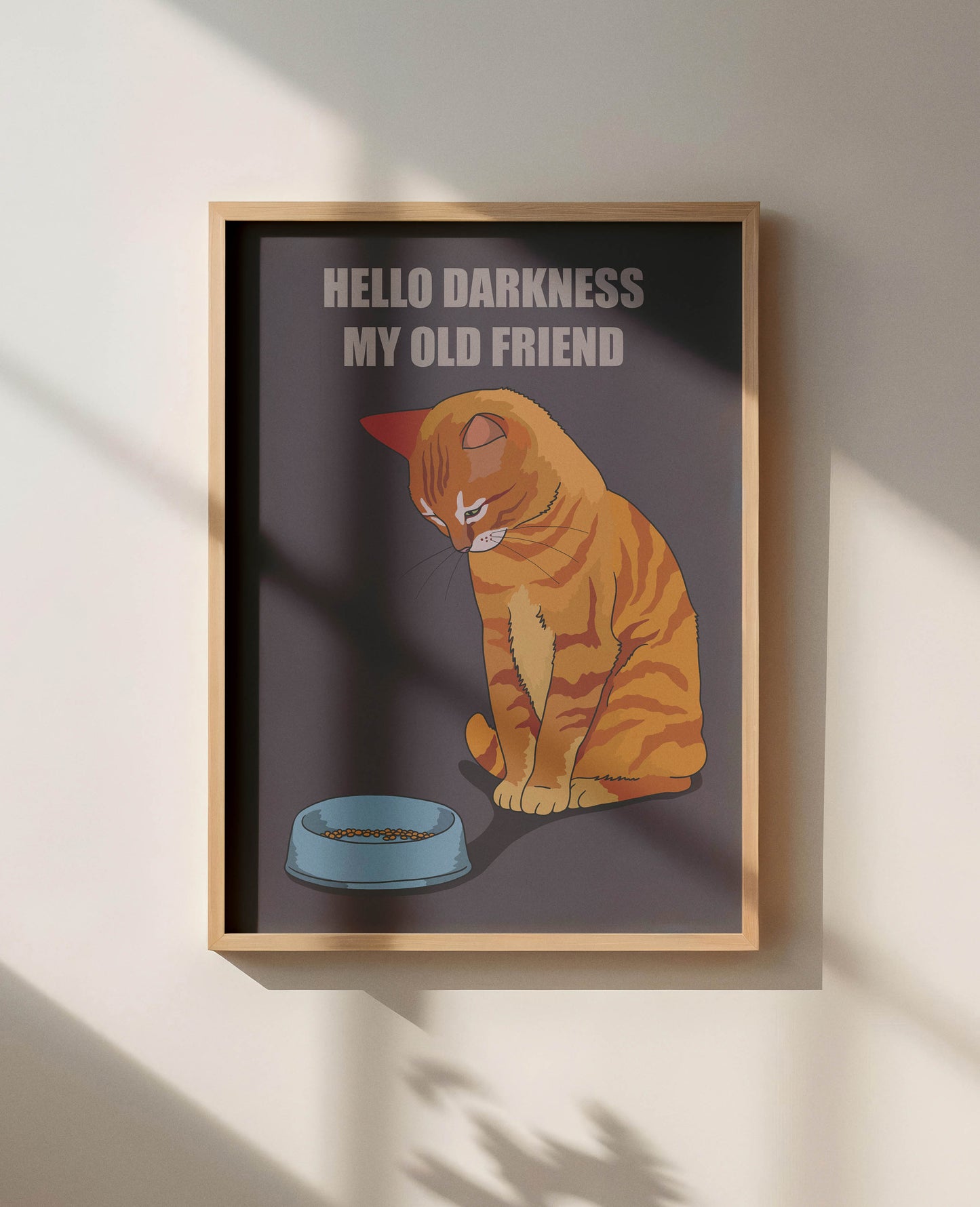 Hello Darkness My Old Friend Unframed Print
