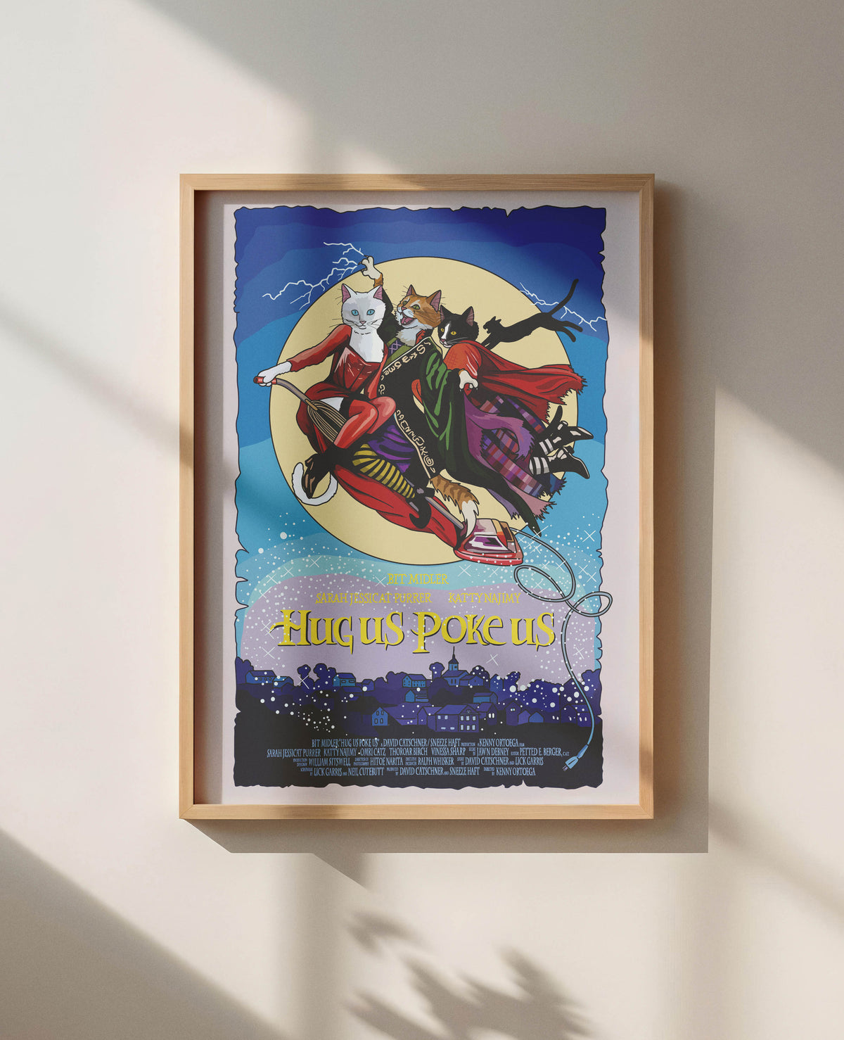 Hug Us Poke Us Unframed Print