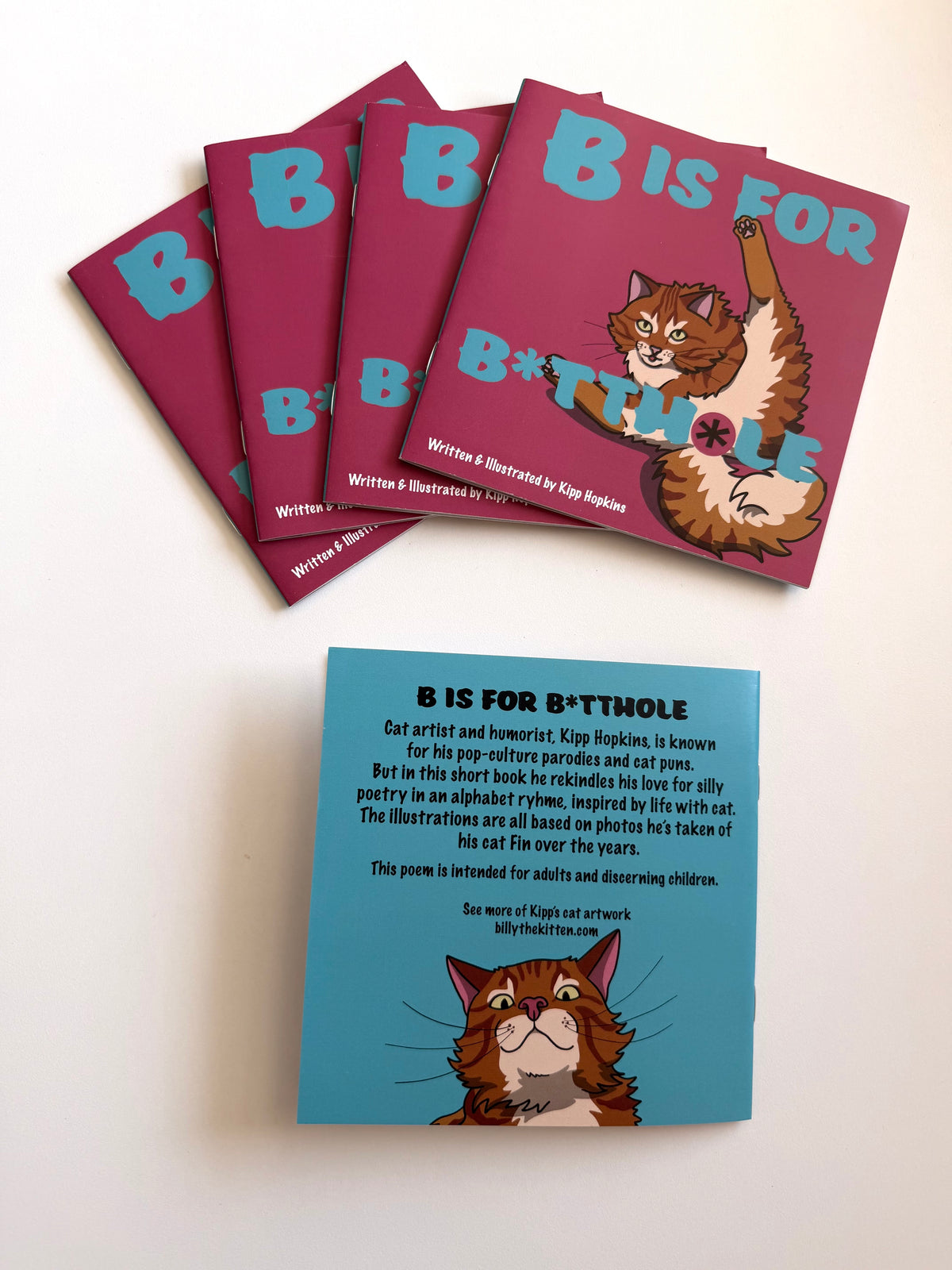 B Is For B*tthole: A Silly Feline Alphabet Poem by Kipp Hopkins