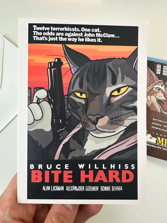 Bite Hard Christmas Card