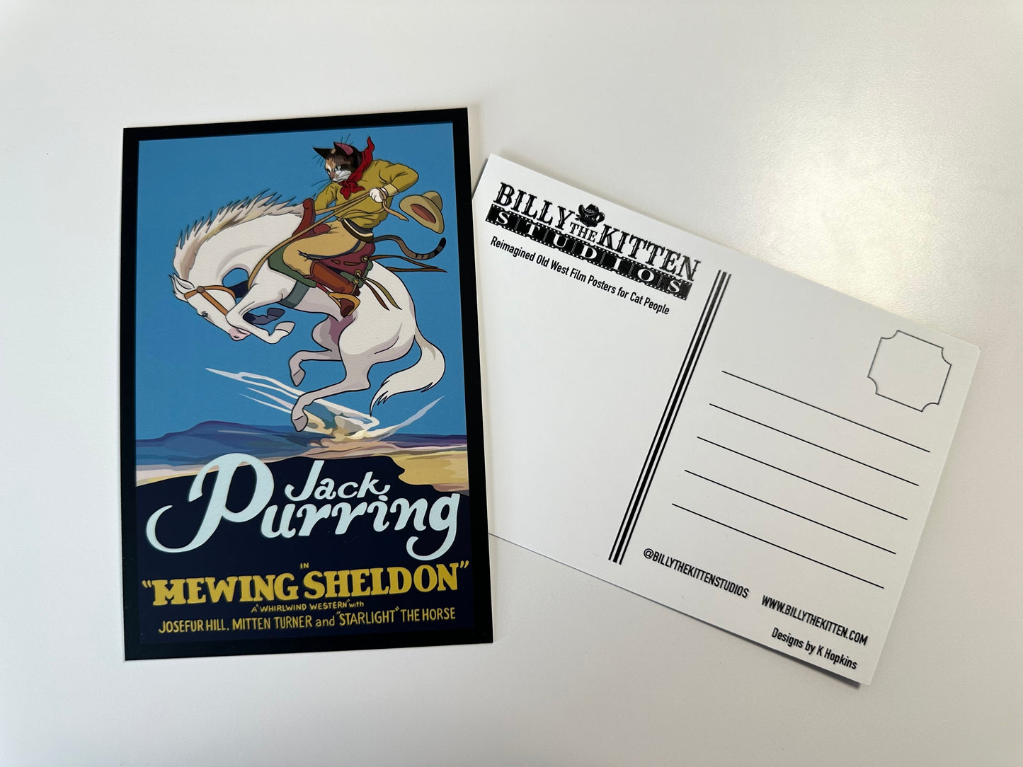 Mewing Sheldon Postcard