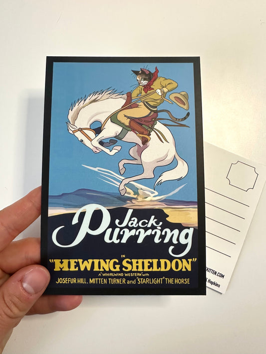 Mewing Sheldon Postcard