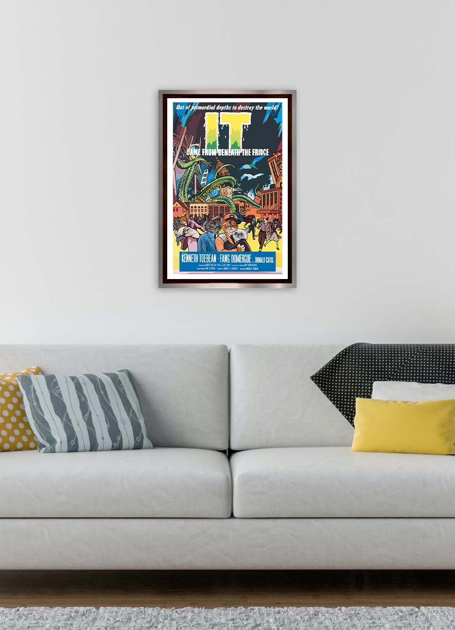 It Came From Beneath the Fridge Unframed Print