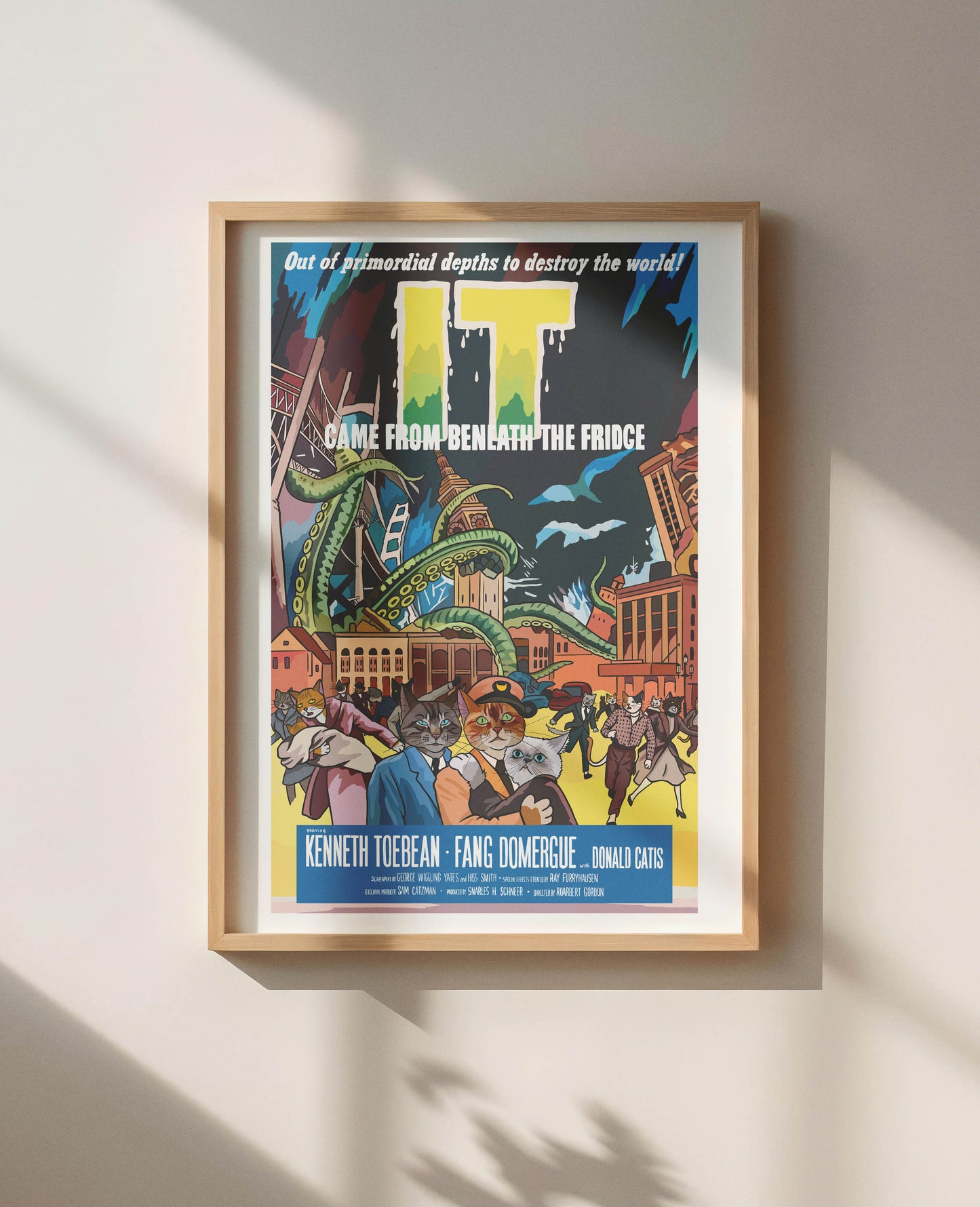 It Came From Beneath the Fridge Unframed Print