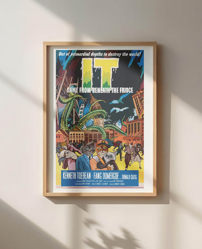 It Came From Beneath the Fridge Unframed Print