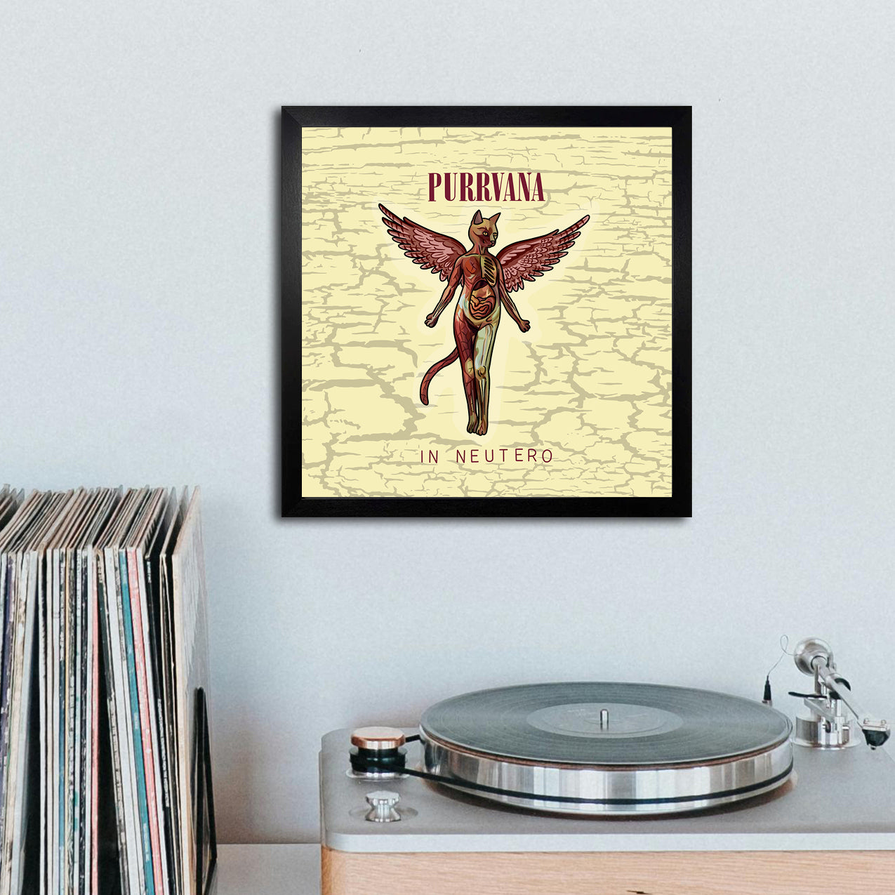 Purrvana In Neutero Unframed Print