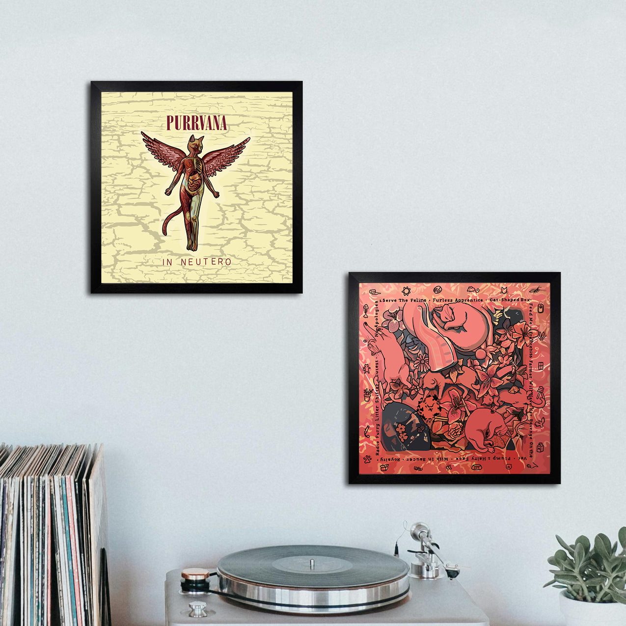 Purrvana In Neutero Unframed Print