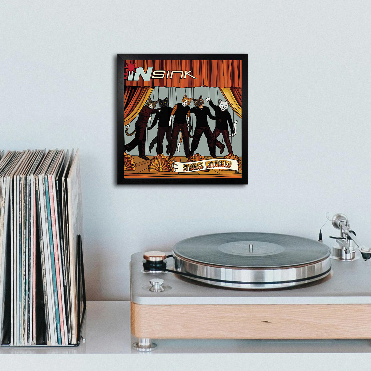 InSink Strings Attacked Unframed Print