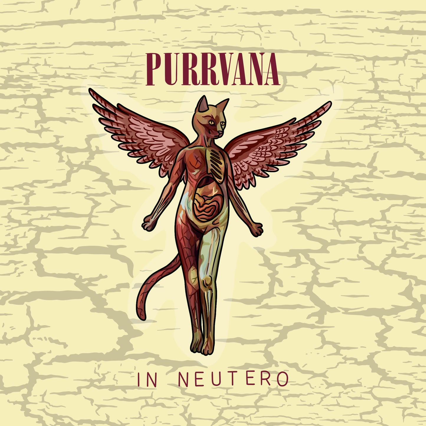 Purrvana In Neutero Unframed Print