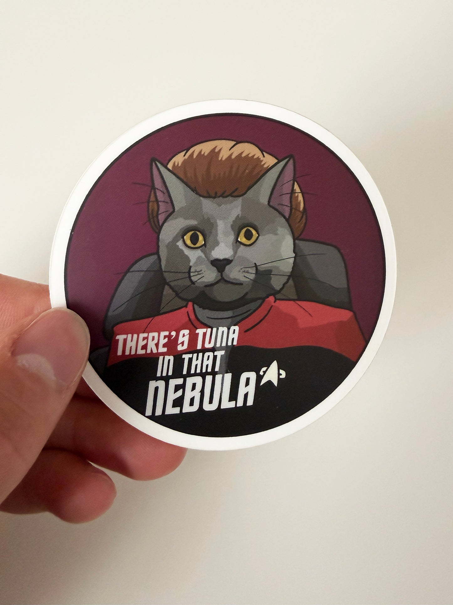 Janeplay Tuna Nebula 3" Vinyl Sticker