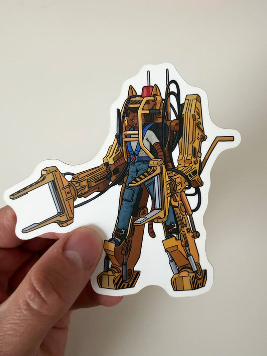 Jonsey 2.0 Mech Cat 4" Vinyl Sticker
