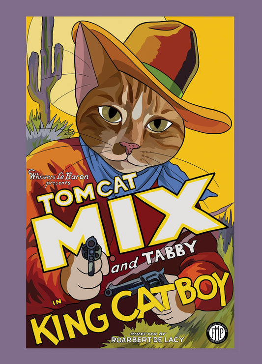 King Cat Boy Unframed Print