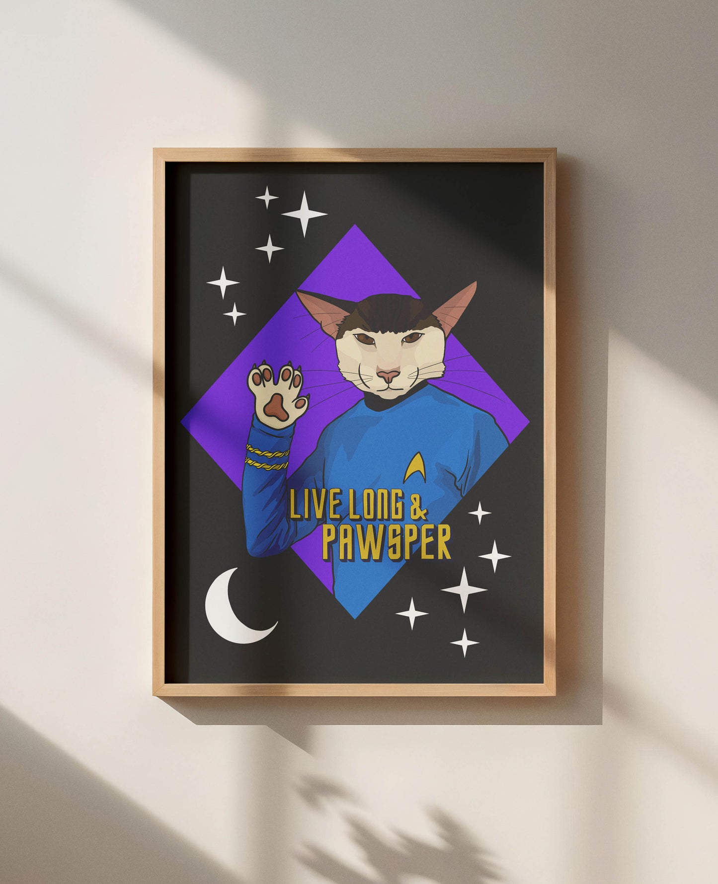 Live Long and Pawsper Unframed Print