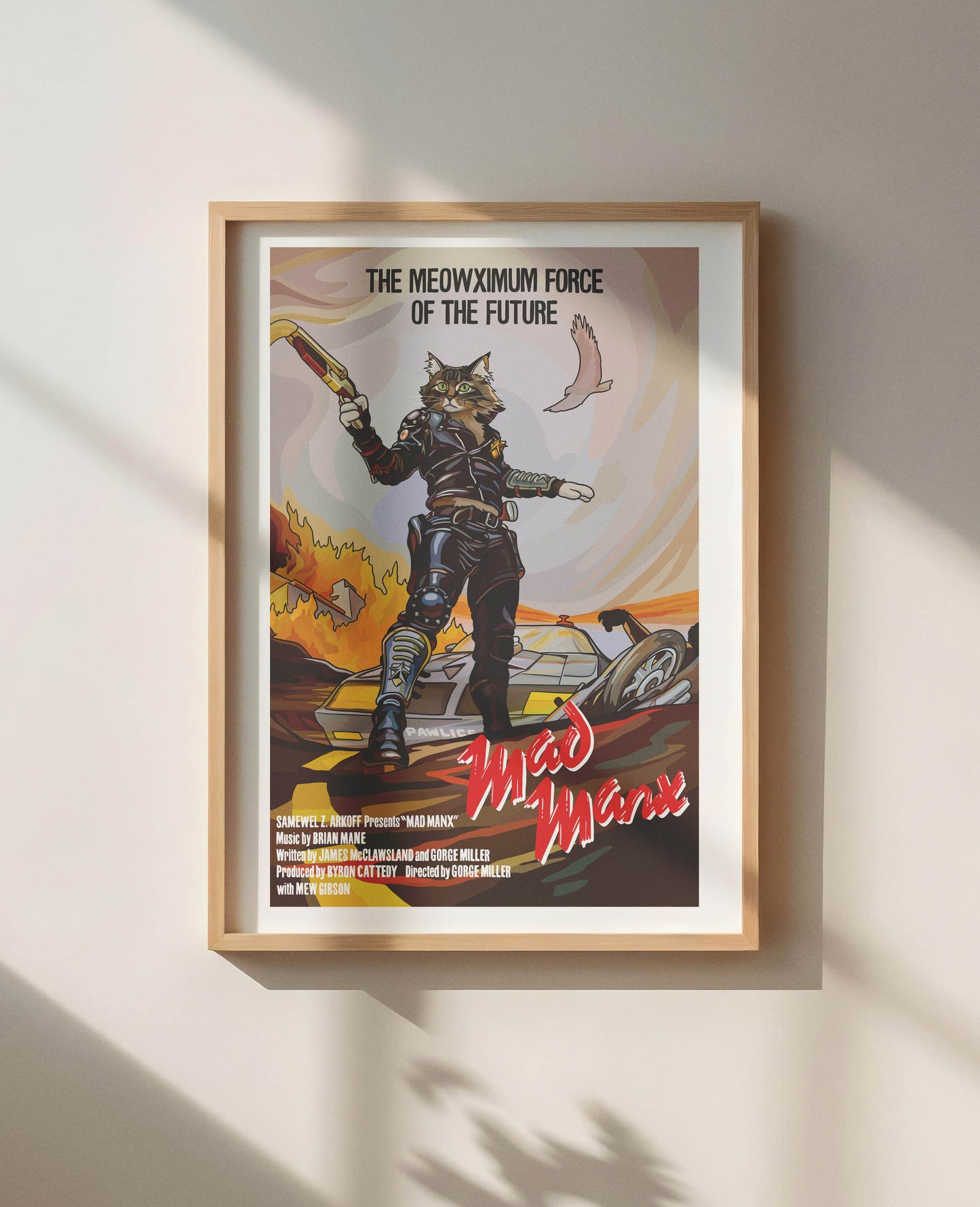 Mad Manx Unframed Print