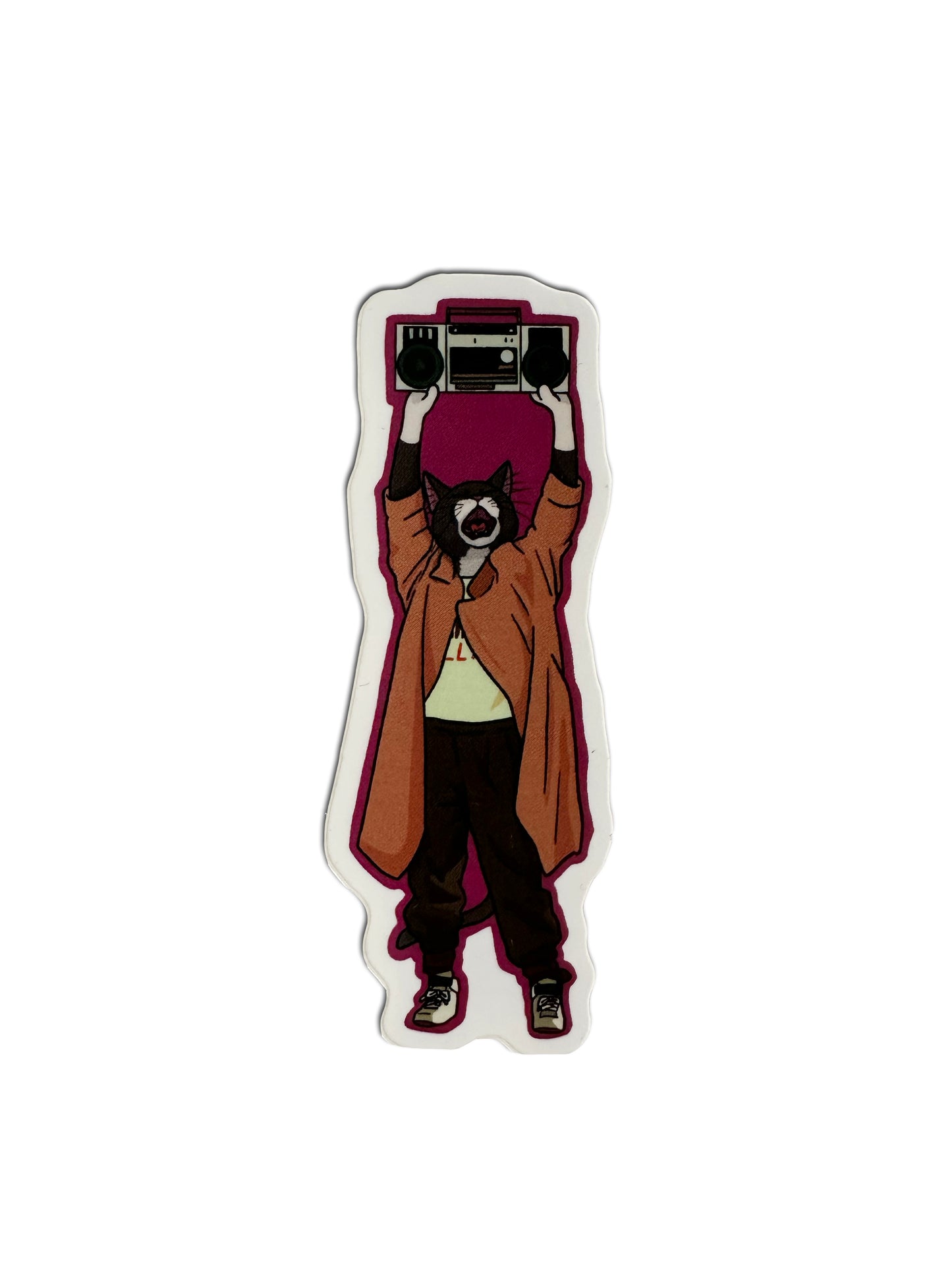Meow Anything Vinyl Sticker