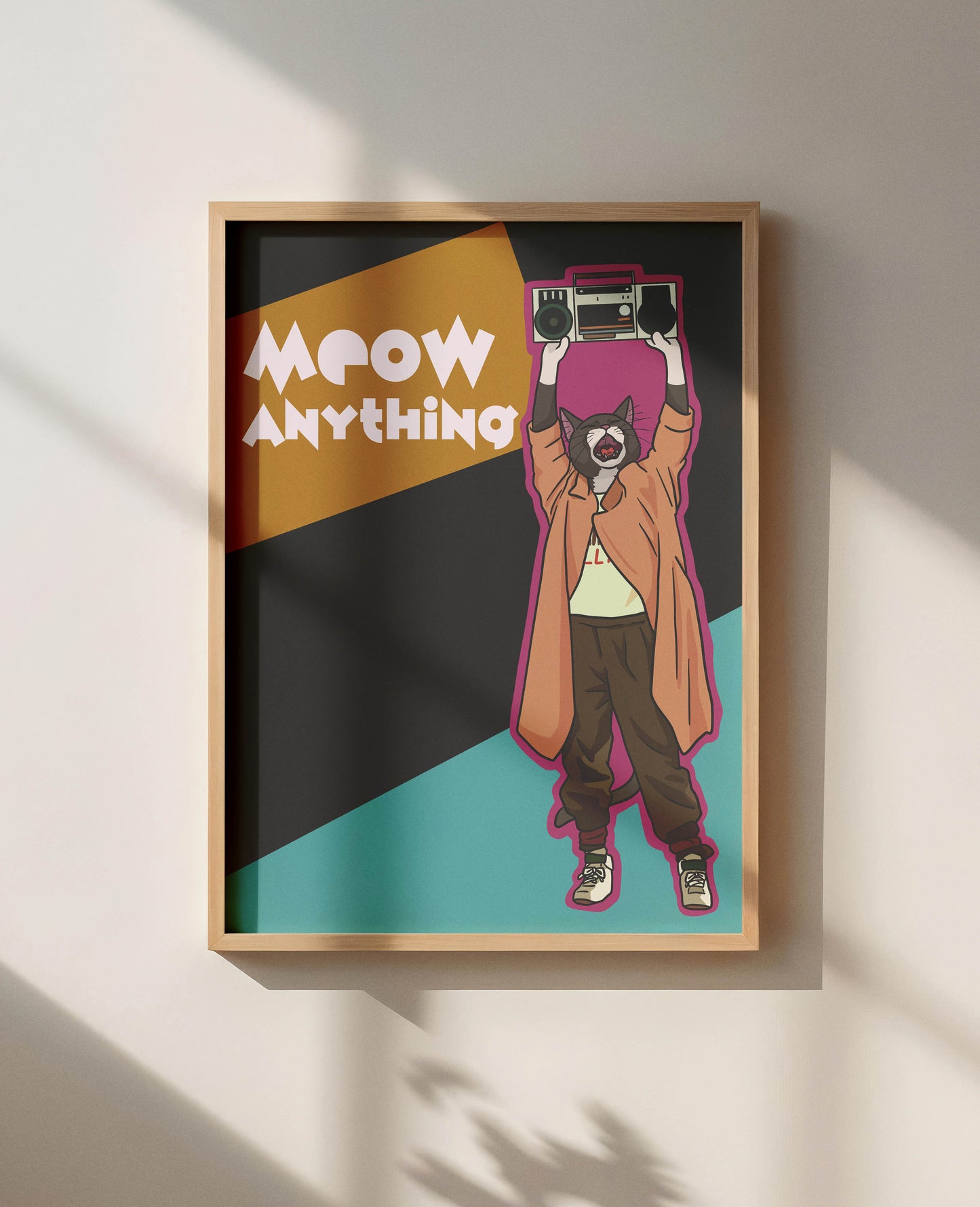 Meow Anything Unframed Print