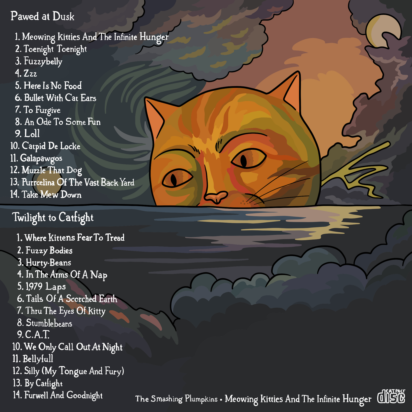 Smashing Plumpkins Meowing Kitties and the Infinite Hunger Unframed Prints
