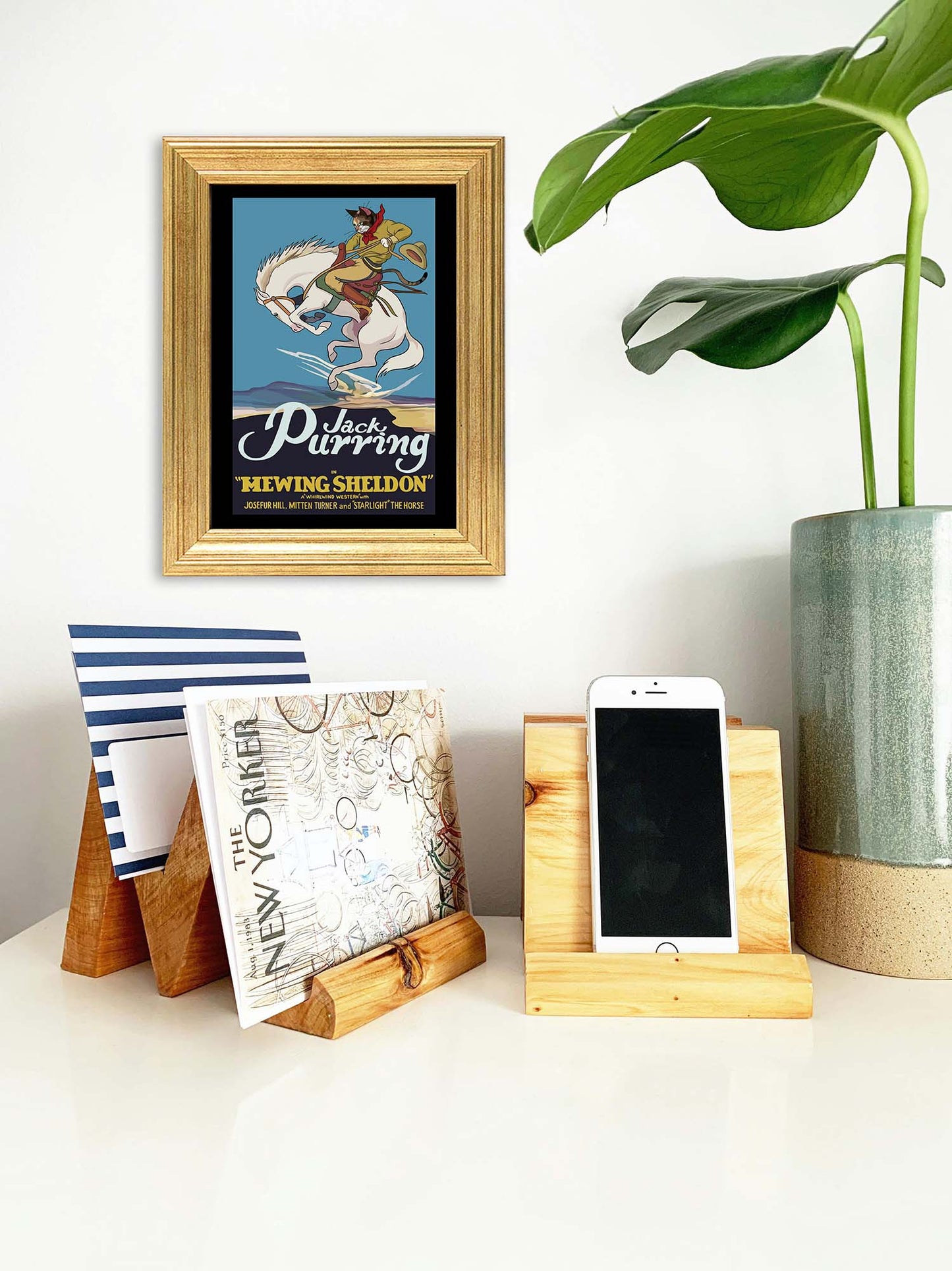 Mewing Sheldon Unframed Print