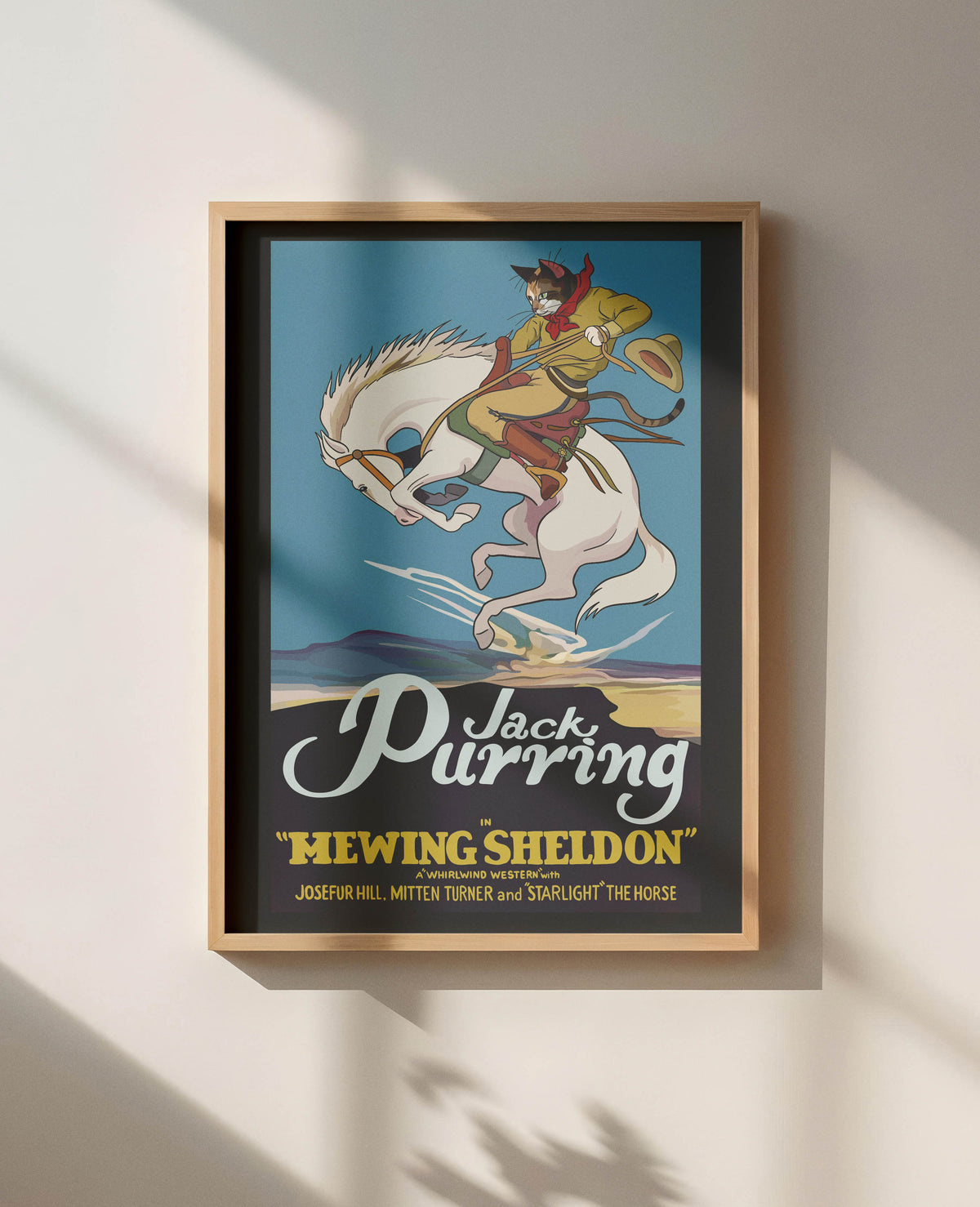 Mewing Sheldon Unframed Print