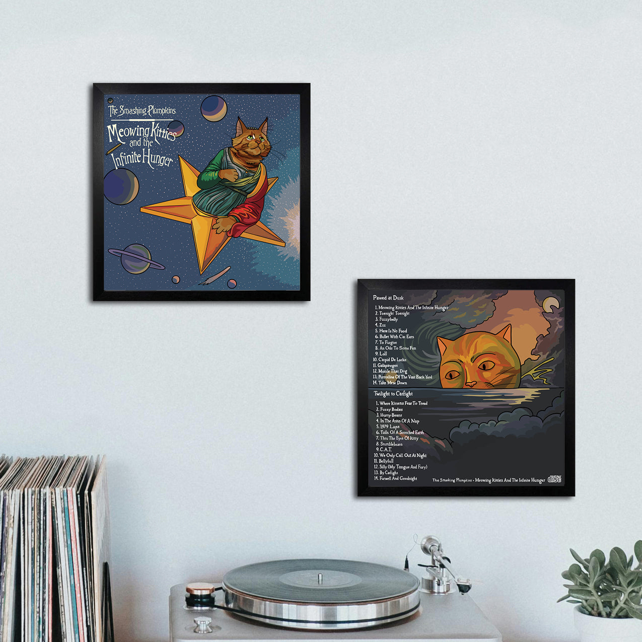Smashing Plumpkins Meowing Kitties and the Infinite Hunger Unframed Prints