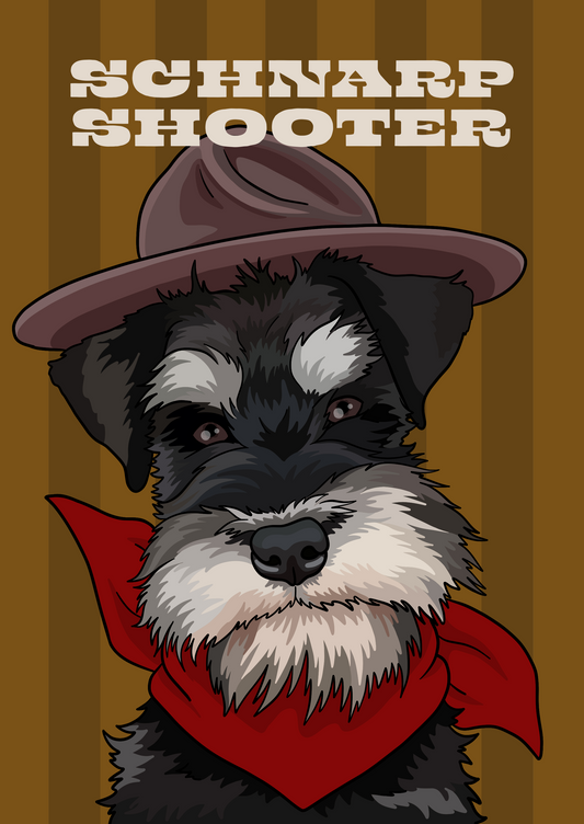 Schnarp Shooter Unframed Print