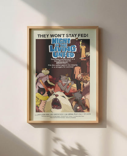 Night of the Living Unfed Unframed Print