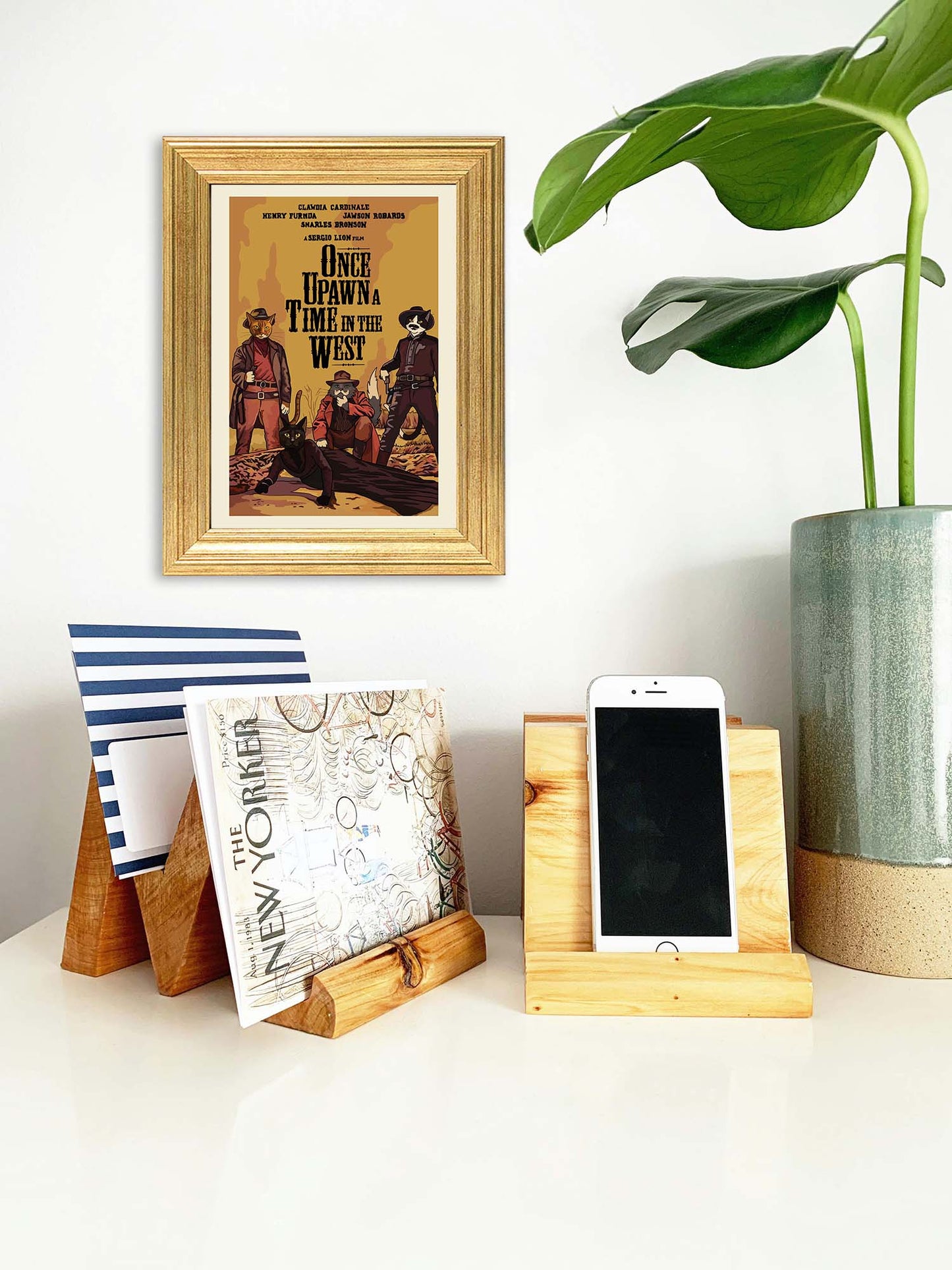 Once Upawn a Time in the West Unframed Print
