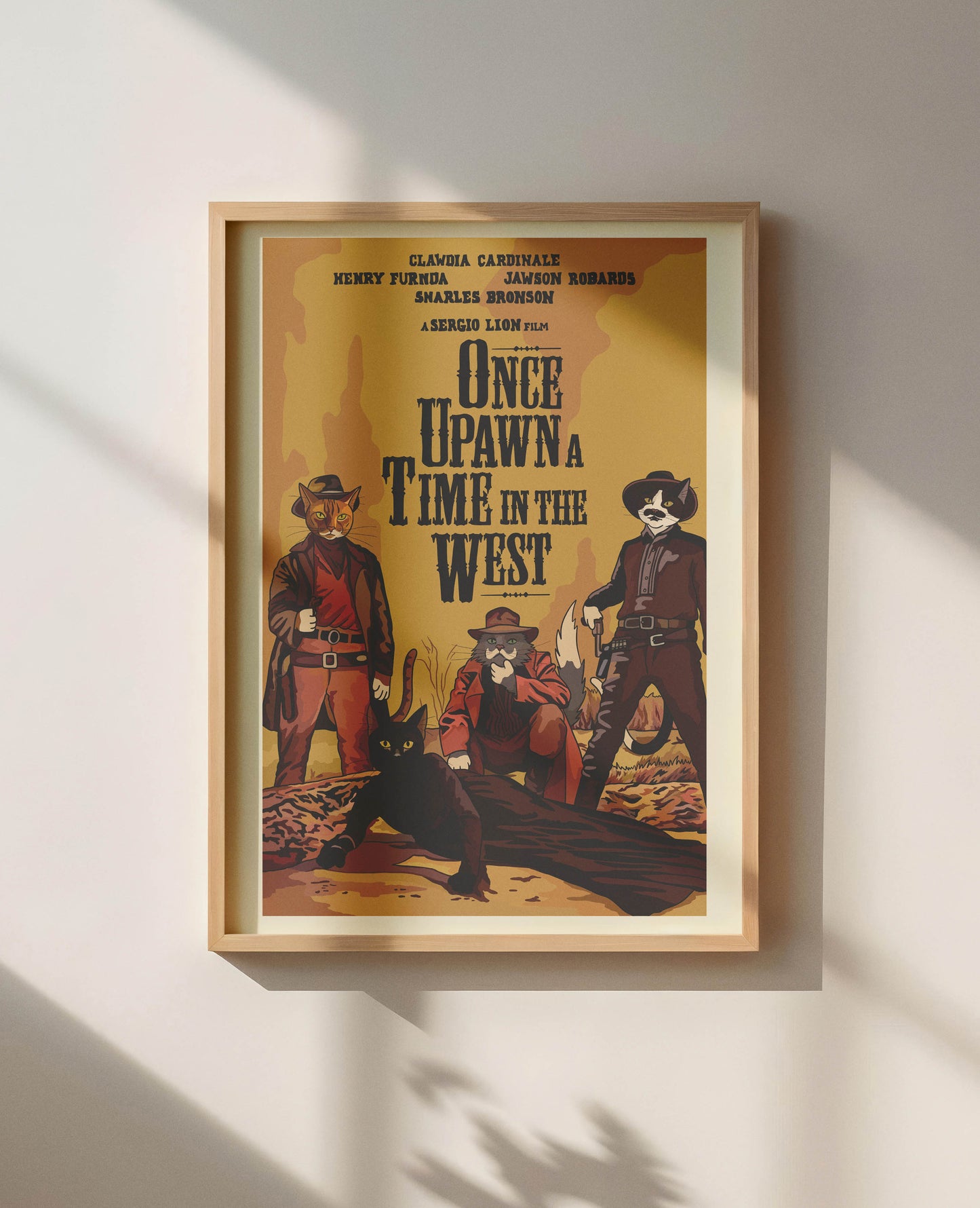 Once Upawn a Time in the West Unframed Print