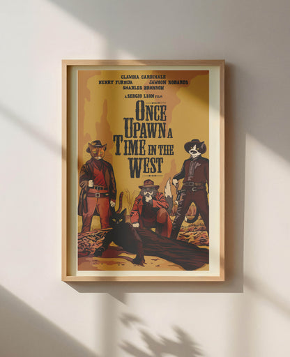 Once Upawn a Time in the West Unframed Print