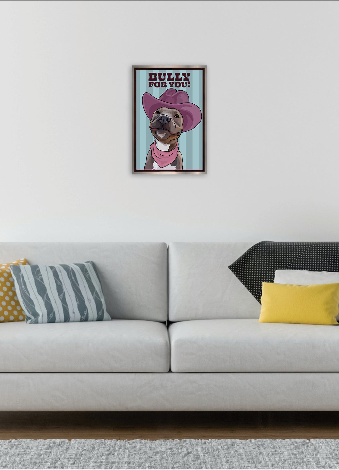 Bully for You (Pit Bull) Unframed Print