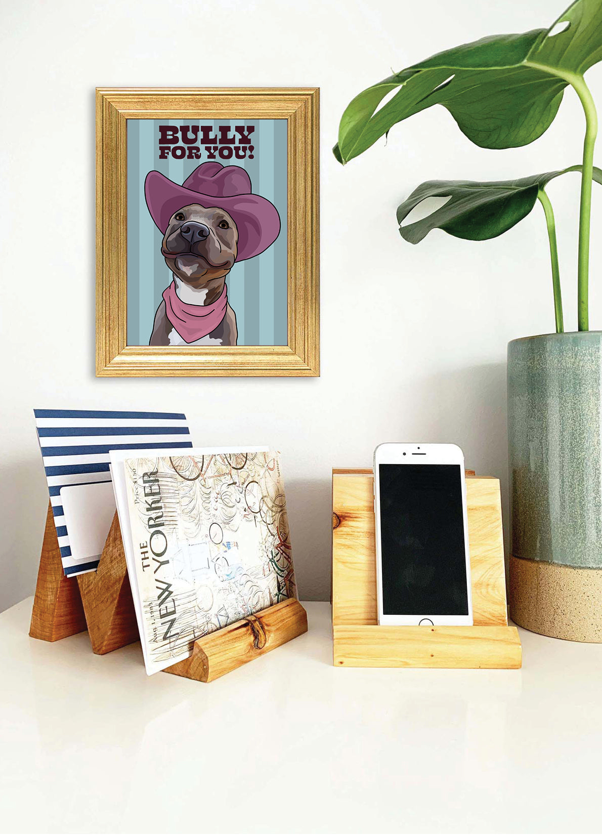 Bully for You (Pit Bull) Unframed Print