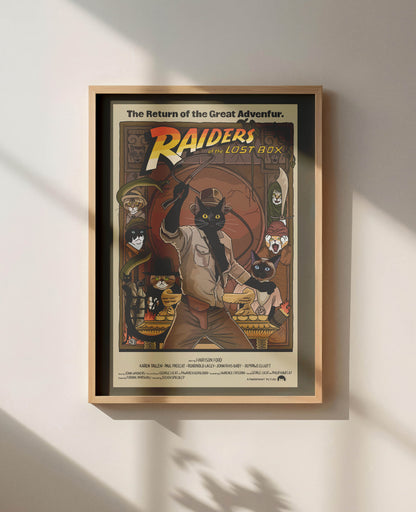 Raiders of the Lost Box Unframed Print