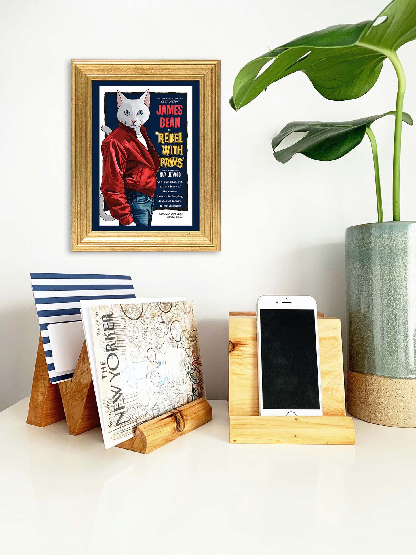 Rebel with Paws Unframed Print