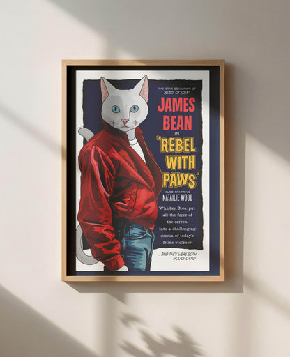 Rebel with Paws Unframed Print