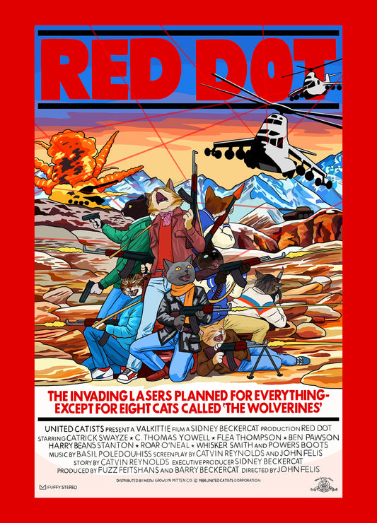 Red Dot Unframed Print