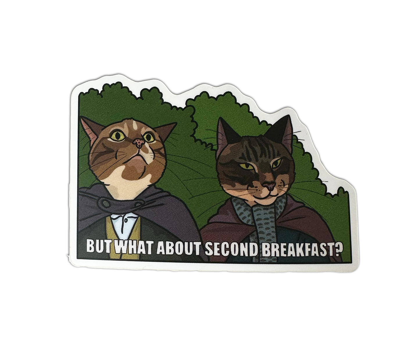 Second Breakfast" Vinyl Sticker