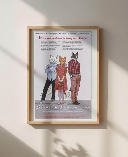 Sixteen Cans of Tuna Unframed Print