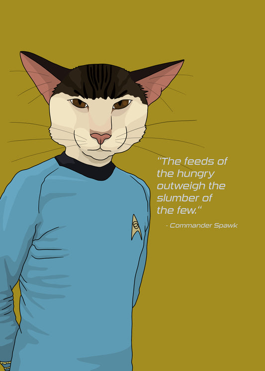 Commander Spawk Unframed Print