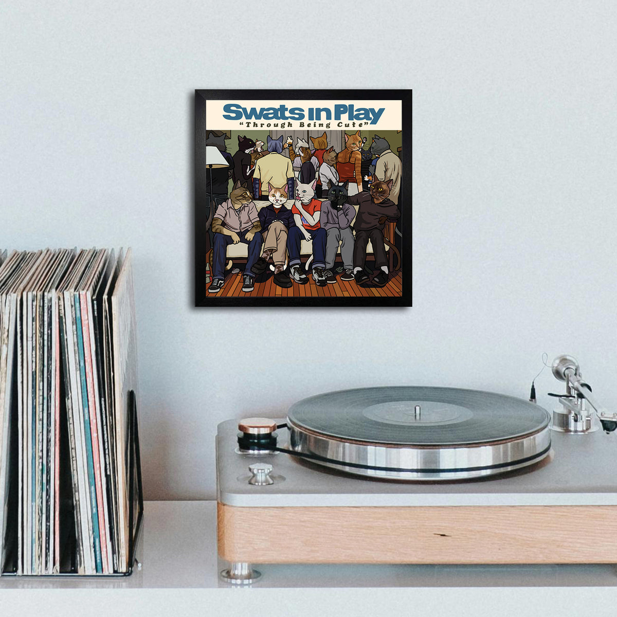 Swats in Play Through Being Cute Unframed Print