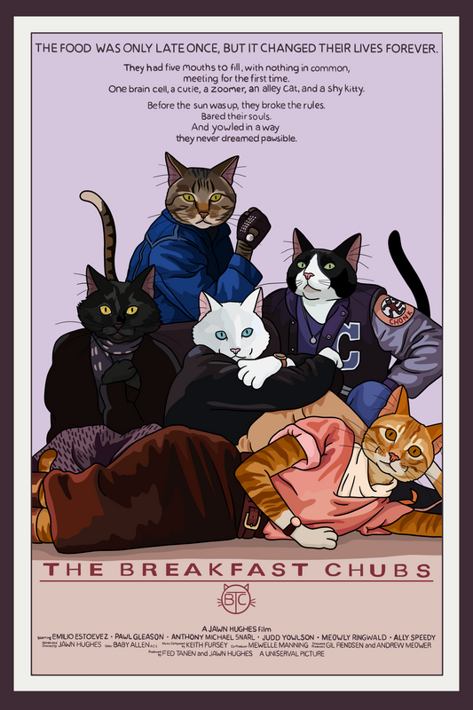 The Breakfast Chubs Unframed Print