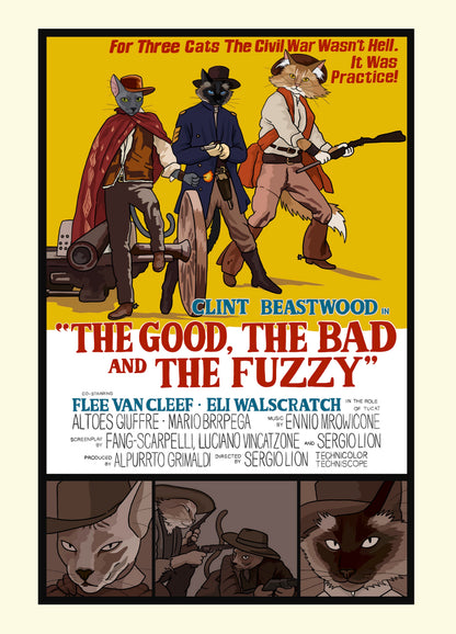 The Good, the Bad and the Fuzzy Unframed Print