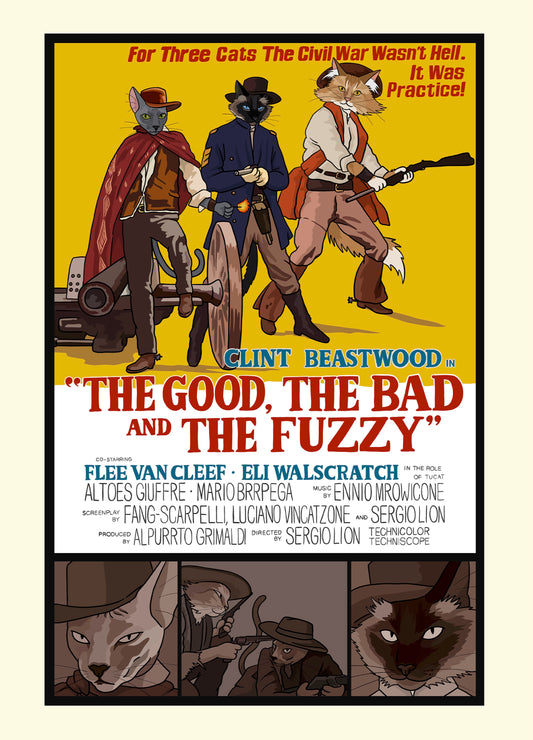The Good, the Bad and the Fuzzy Unframed Print