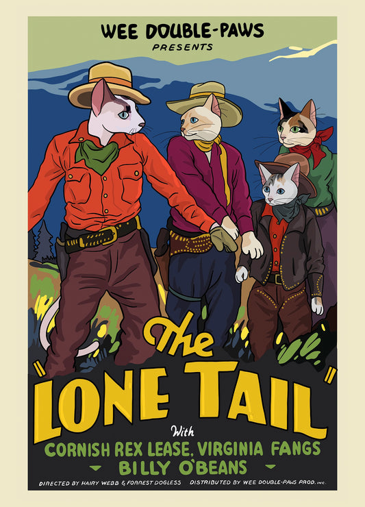 The Lone Tail Unframed Print