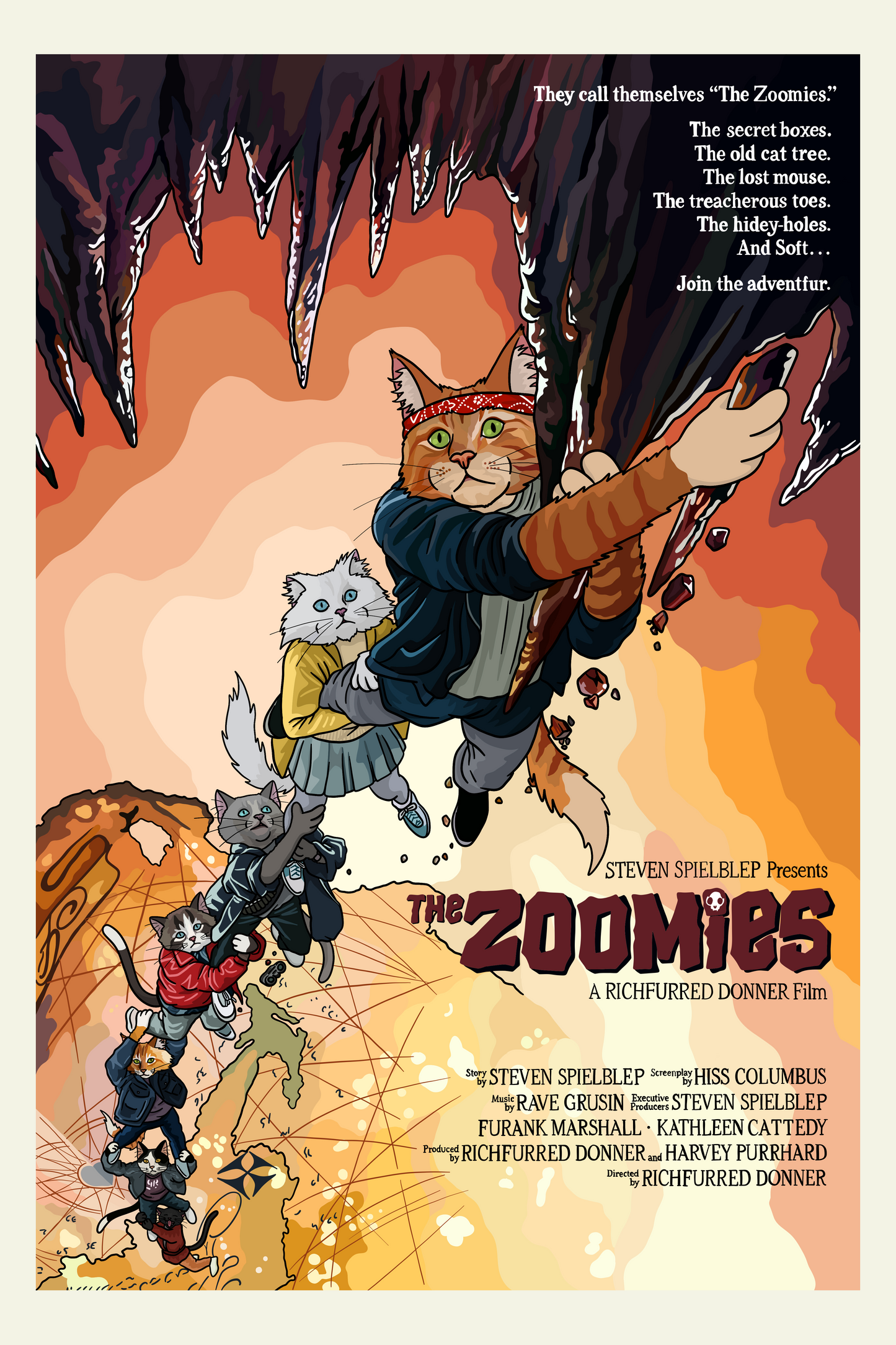The Zoomies Unframed Print